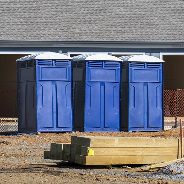 are there any restrictions on where i can place the porta potties during my rental period in Wilna New York